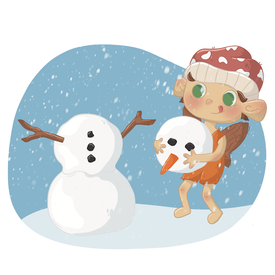 Lumiukko -satuhieronta